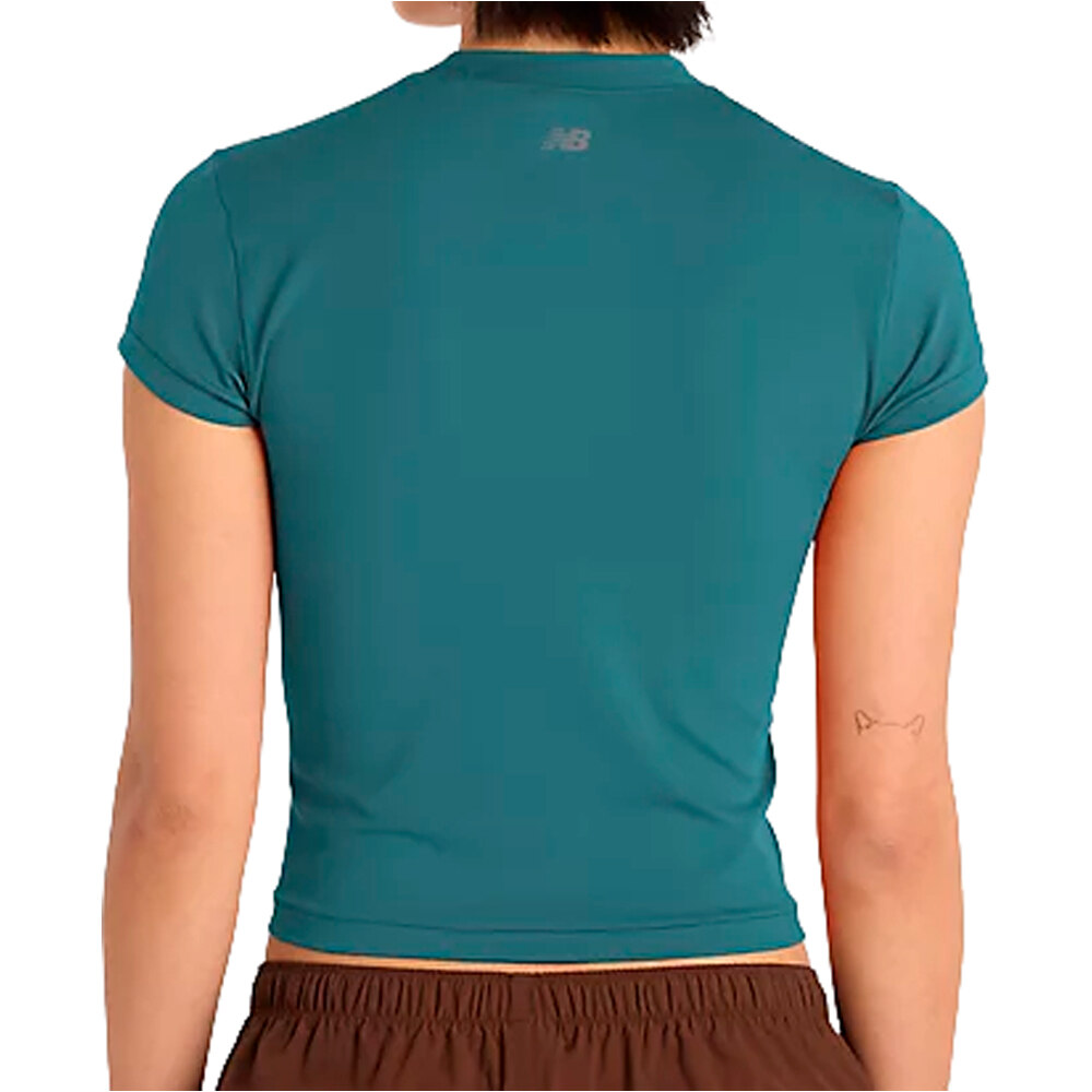 New Balance camisetas fitness mujer NB Define Fitted T-Shirt vista trasera