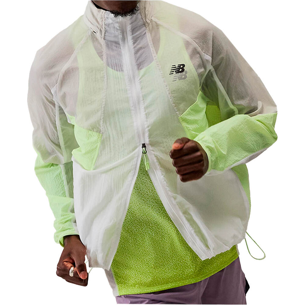 New Balance Chaqueta Running Hombre RC Jacket vista detalle