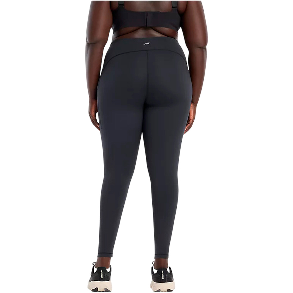 New Balance malla larga running mujer NB Sleek Pocket High Rise Legging 27 vista trasera