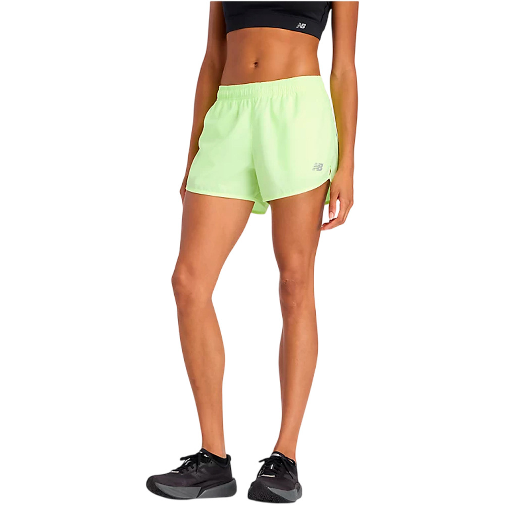 New Balance pantalón running mujer Sport Essentials Short 3 vista frontal