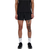 New Balance pantaloneta técnica hombre RC Seamless Short 3 Inch Split vista frontal