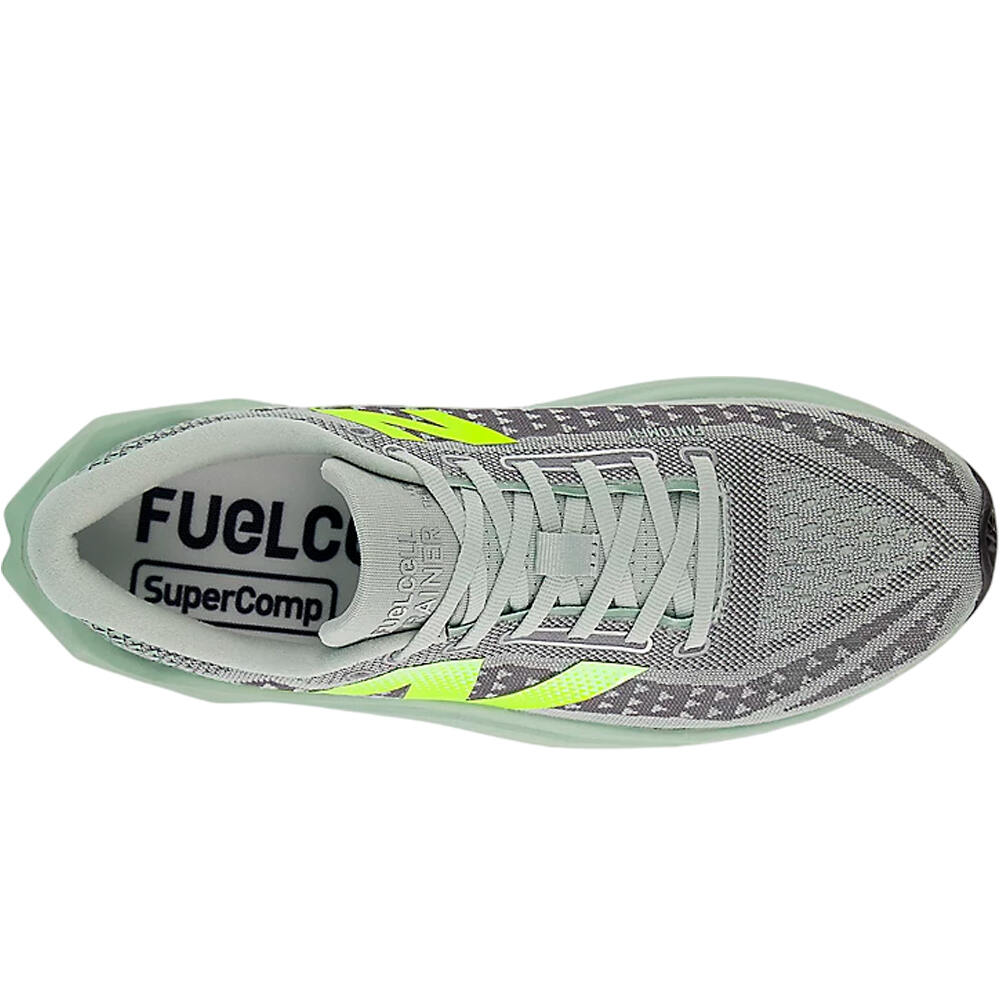 New Balance zapatilla running hombre FuelCell SuperComp Trainer v3 vista superior