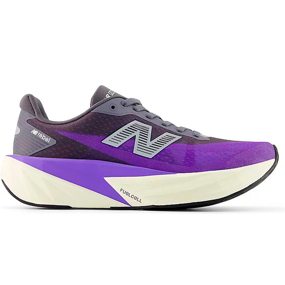 New Balance zapatilla running mujer FuelCell Rebel v5 lateral exterior