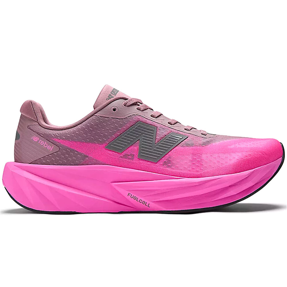 New Balance zapatilla running mujer FuelCell Rebel v5 lateral exterior