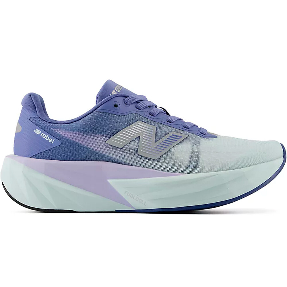 New Balance zapatilla running mujer FuelCell Rebel v5 lateral exterior