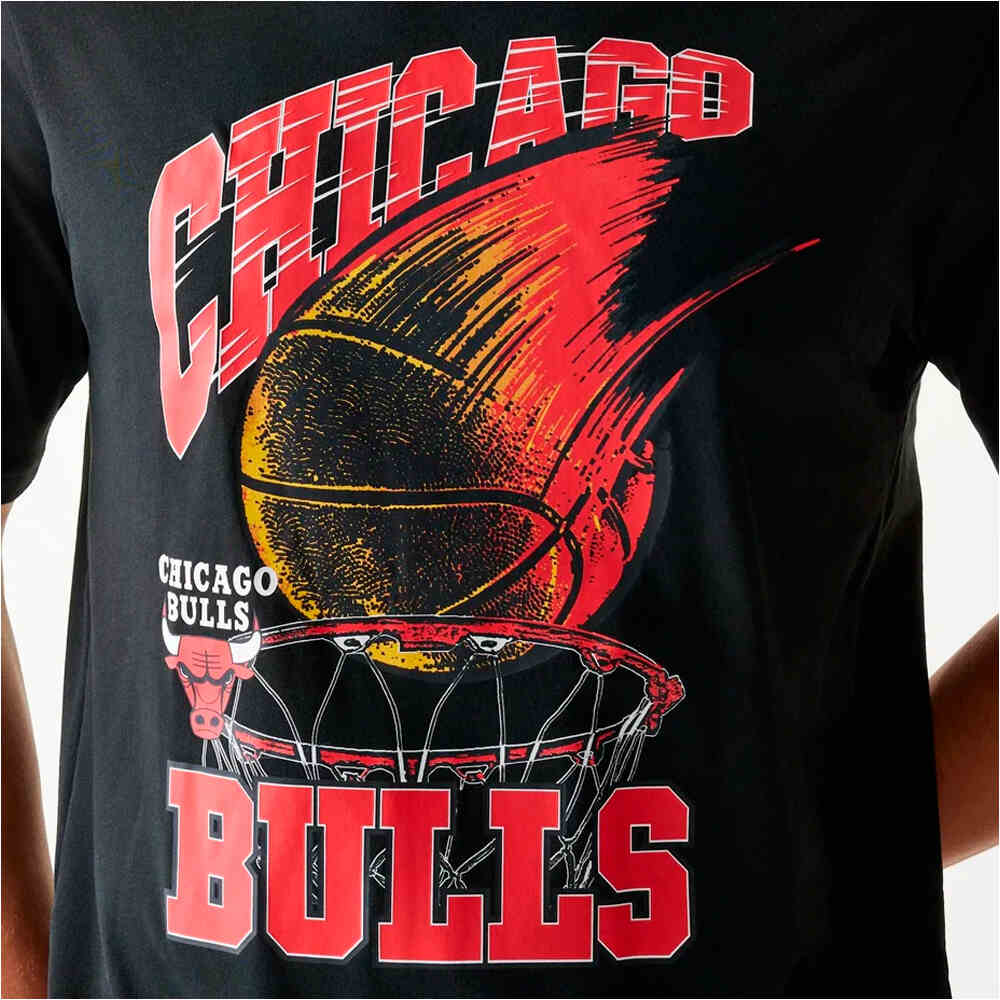 New Era camiseta baloncesto CHICAGO BULLS BLK 03