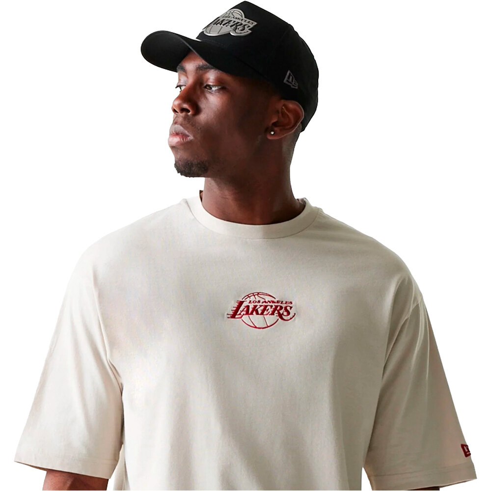 New Era camiseta baloncesto LOS ANGELES LAKERS STN vista detalle