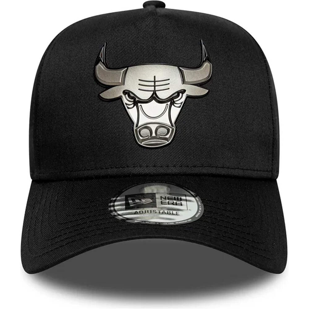 New Era gorras baloncesto CHICAGO BULLS METALLIC vista trasera