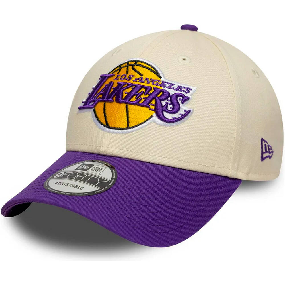 New Era gorras baloncesto LOS ANGELES LAKERS vista frontal