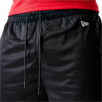 New Era pantalón baloncesto CHICAGO BULLS MESH BLK 05