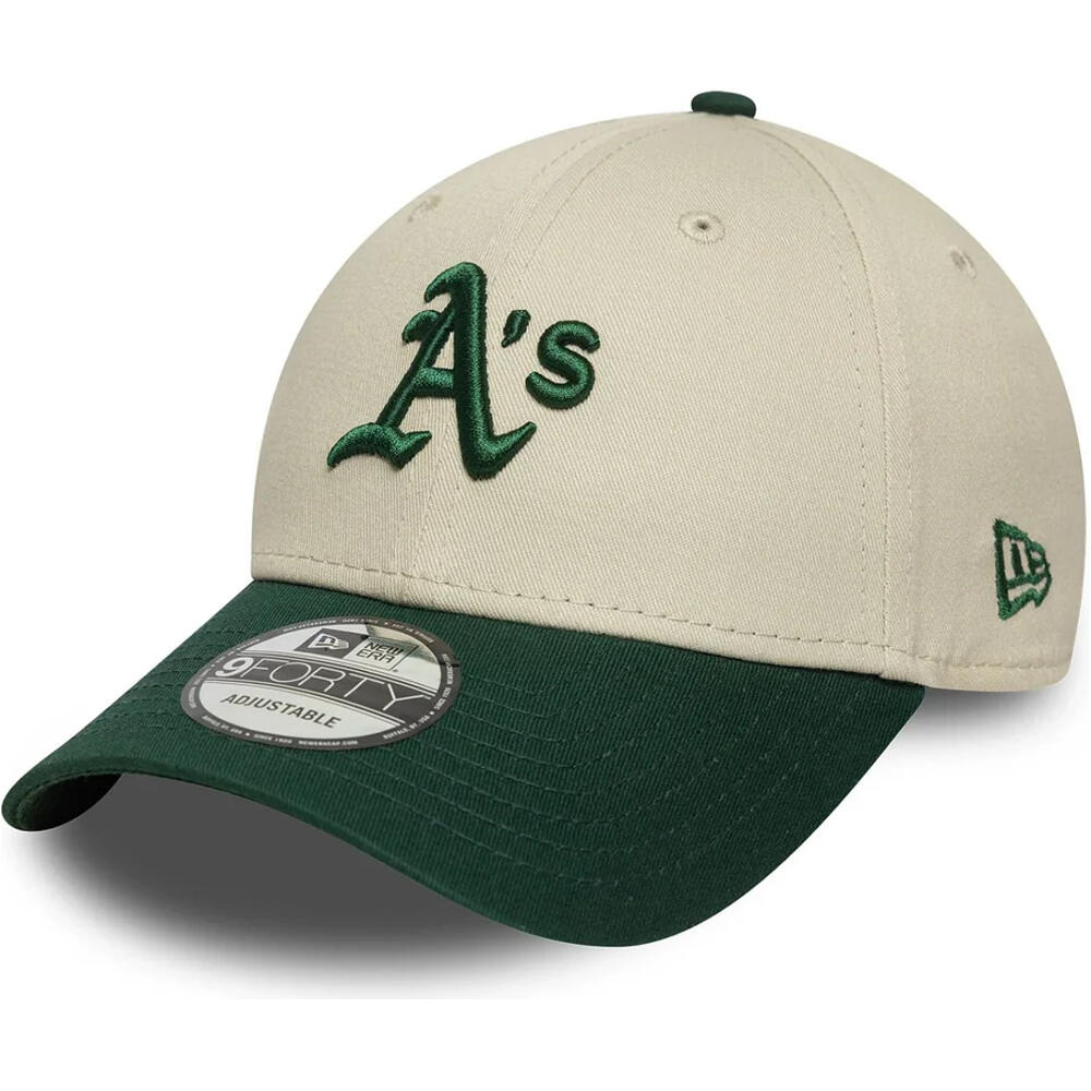 New Era visera lona OAKLAND ATHLETICS STNOTC vista frontal