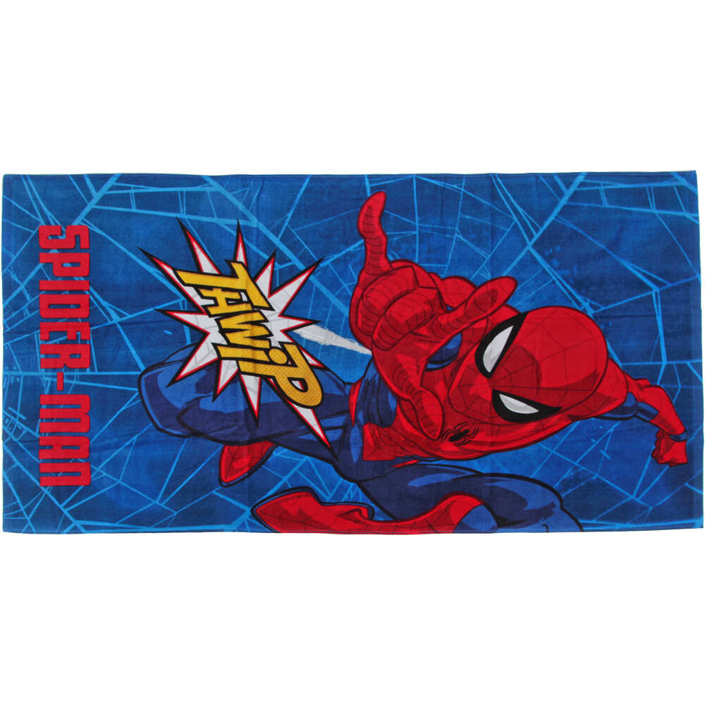 New Import toallas playa infantil TOALLA SPIDERMAN vista frontal