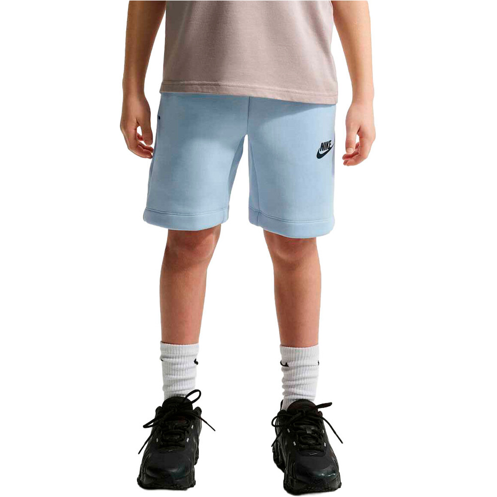 Nike bermuda niño B NSW TCH FLC SHORT - PD vista frontal