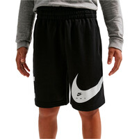 Nike bermuda niño K NSW CLUB FT SHORT BRAND NG vista detalle