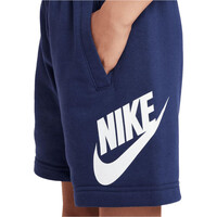 Nike bermuda niño K NSW CLUB FT SHORT HBR 03