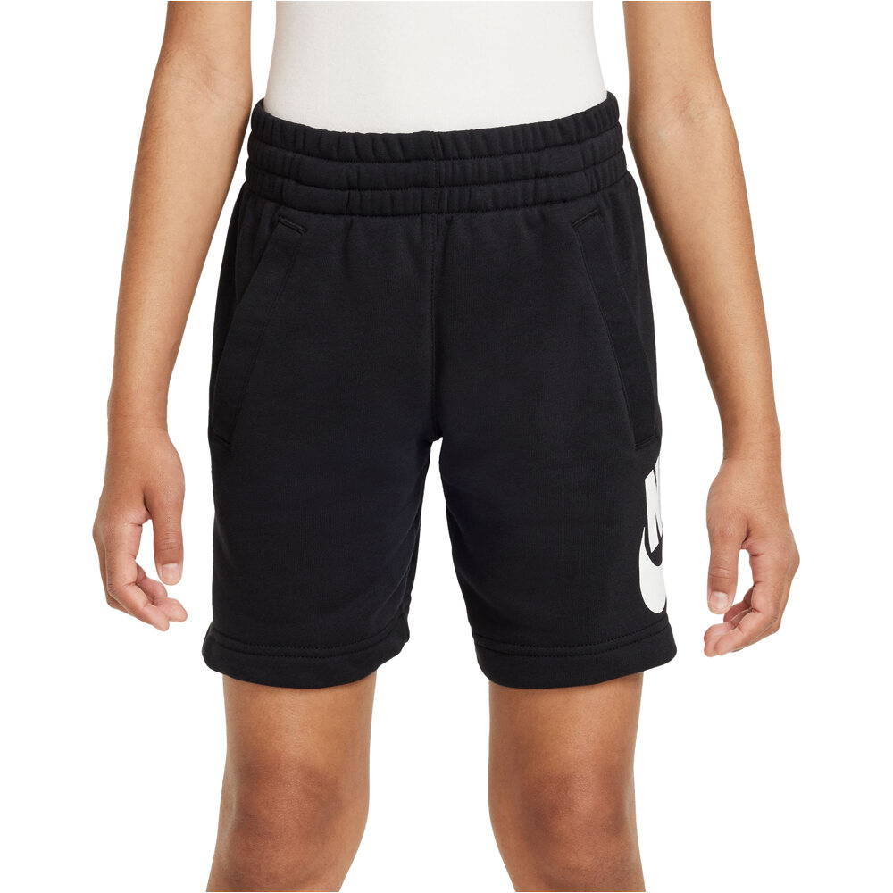 Nike bermuda niño K NSW CLUB FT SHORT HBR vista frontal