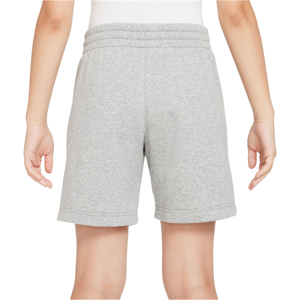 Nike bermuda niño K NSW CLUB FT SHORT HBR vista trasera