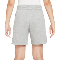 Nike bermuda niño K NSW CLUB FT SHORT HBR vista trasera