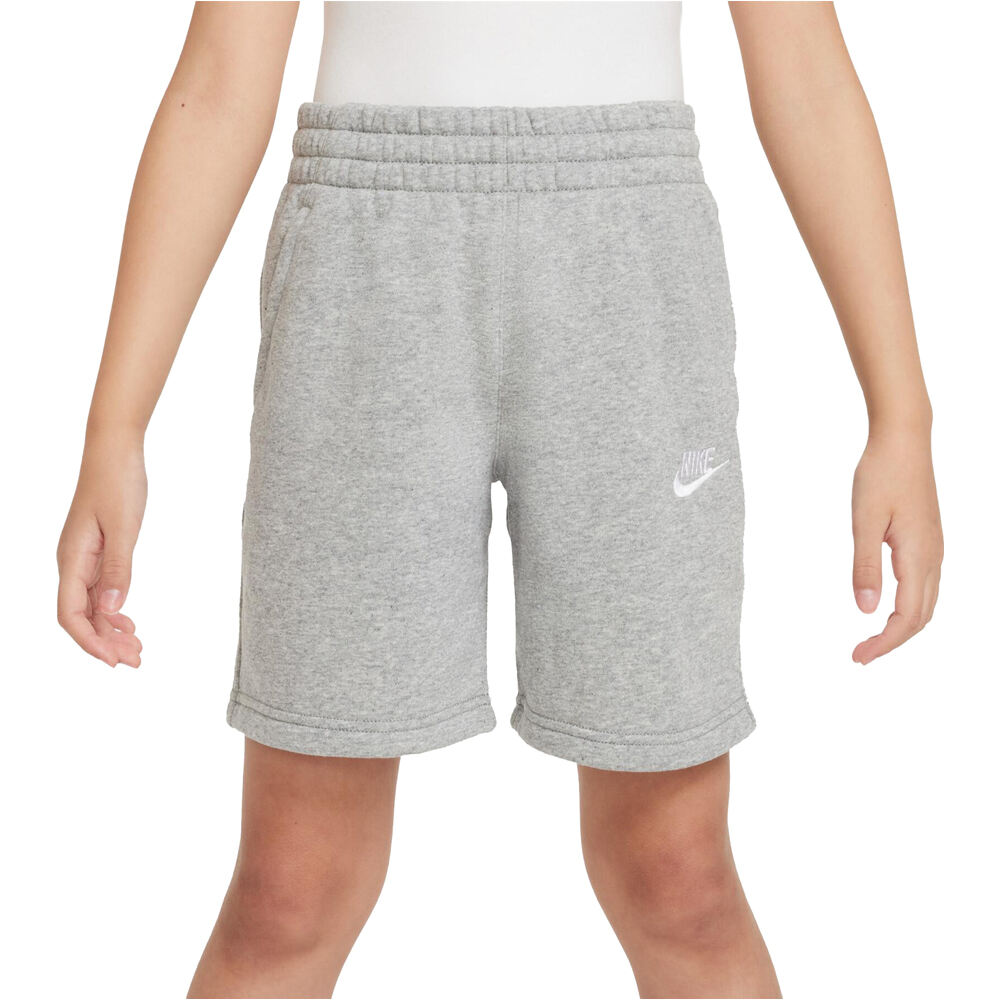 Nike bermuda niño K NSW CLUB FT SHORT LBR vista frontal