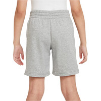 Nike bermuda niño K NSW CLUB FT SHORT LBR vista trasera