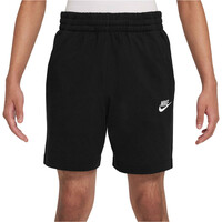 Nike bermuda niño K NSW CLUB KNIT SHORT 6IN LBR vista frontal