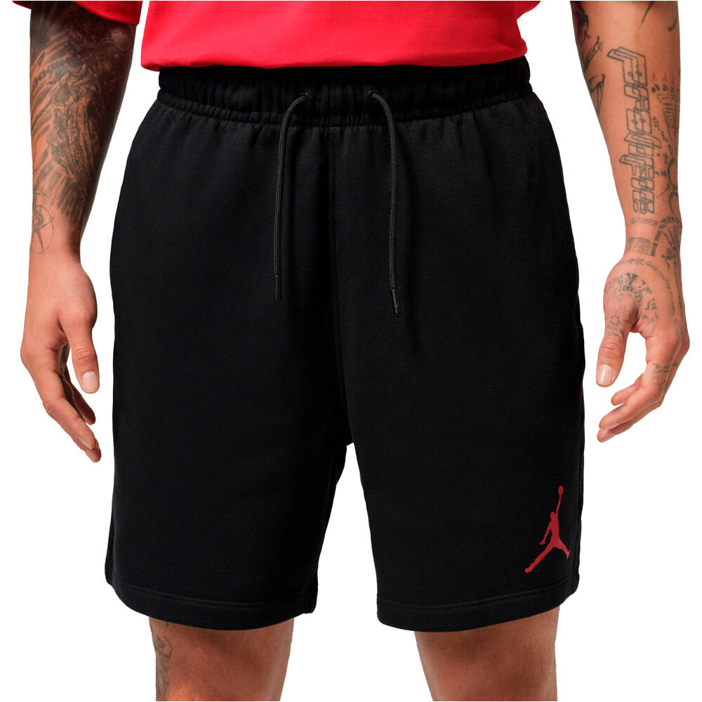 Nike bermudas hombre M J JUMPMAN FLC SHORT 2 vista frontal
