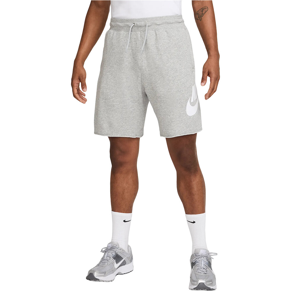 Nike bermudas hombre M NK CLUB ALUMNI FT SHORT vista frontal