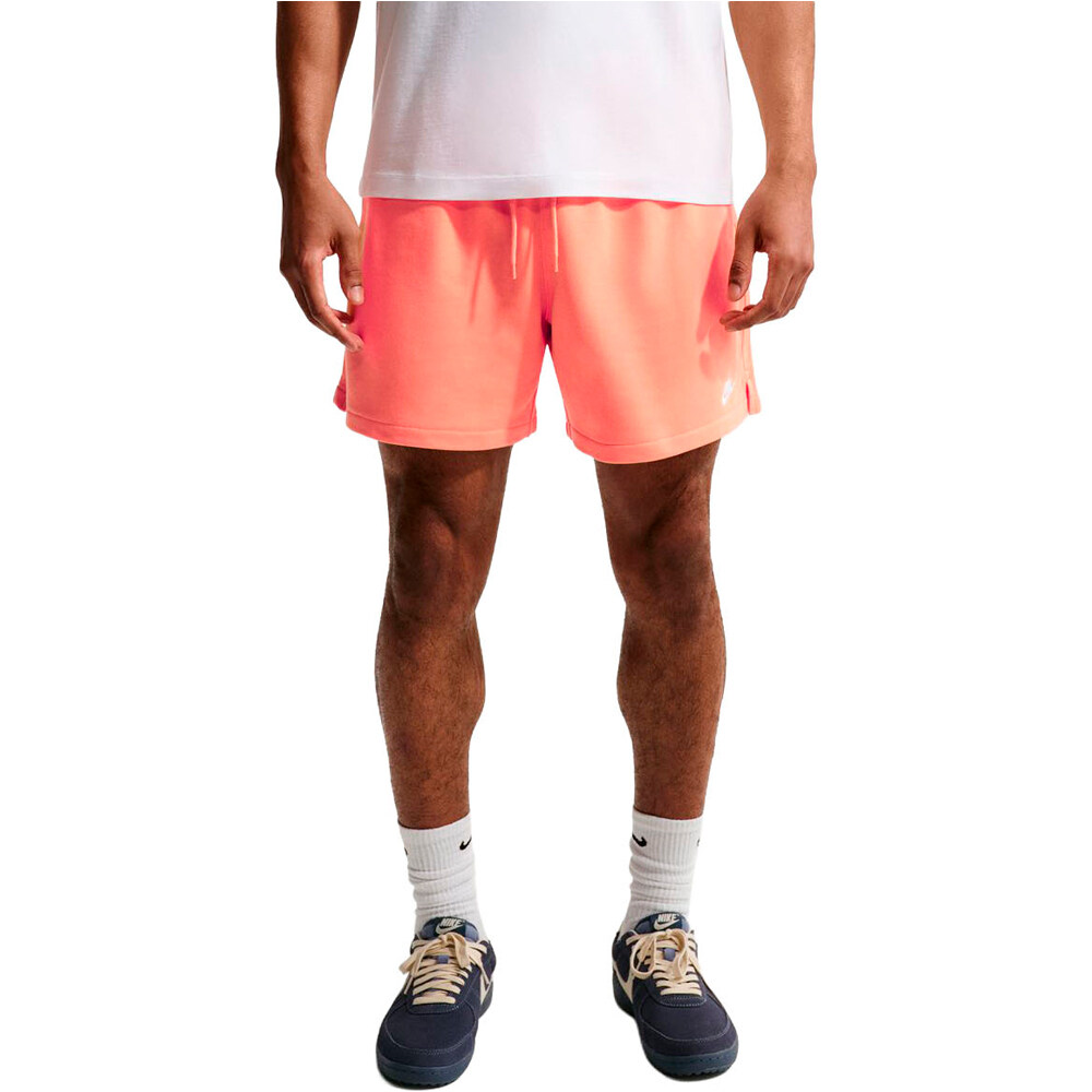 Nike bermudas hombre M NK CLUB FLOW FT SHORT vista frontal