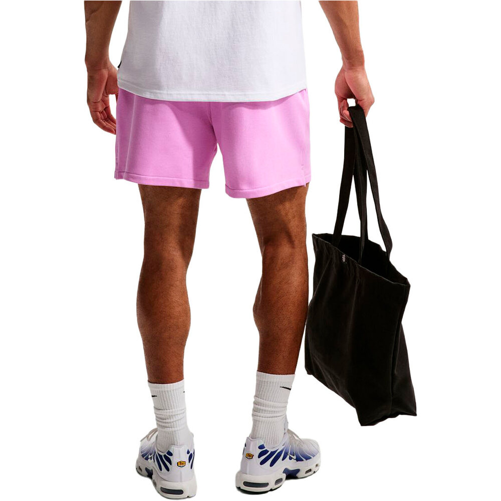 Nike bermudas hombre M NK CLUB FLOW FT SHORT vista trasera