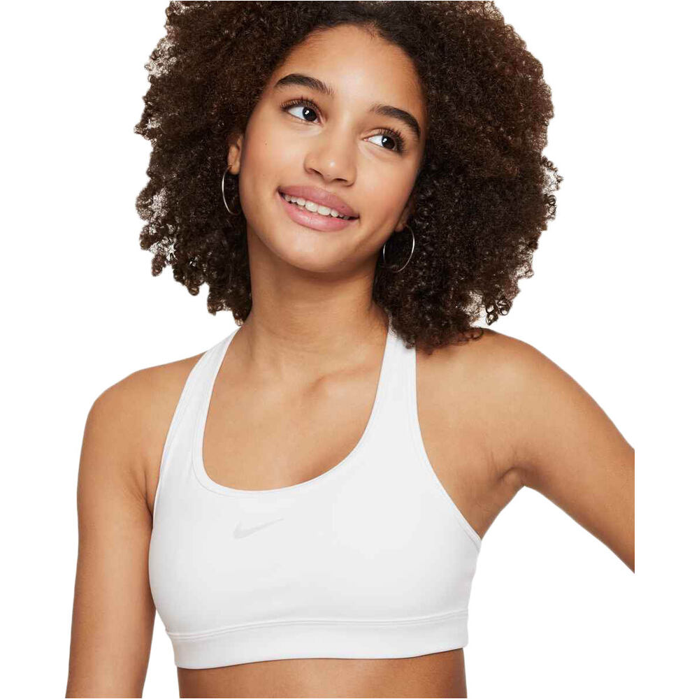 Nike body running niño G NK DF SWOOSH BRA vista detalle