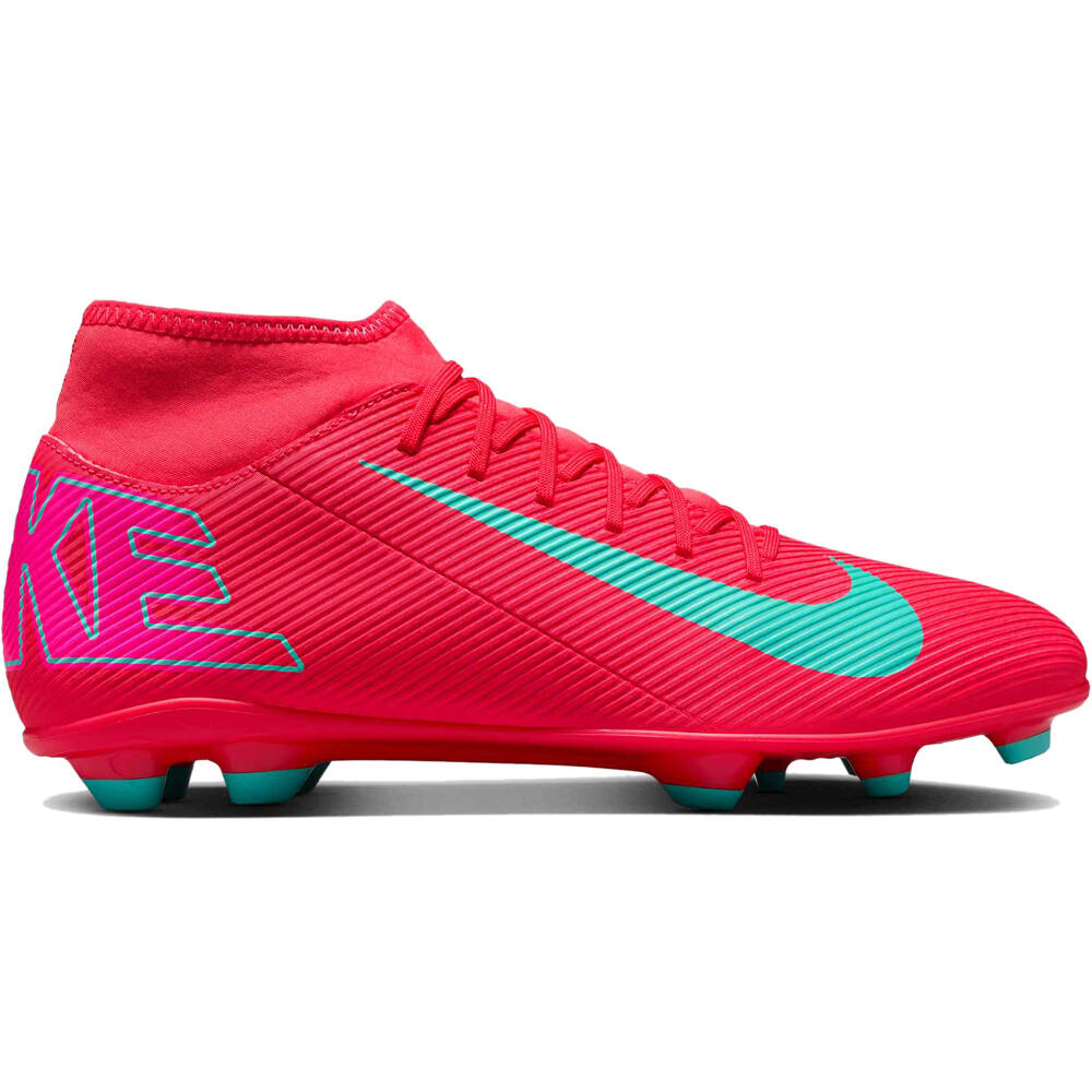 Nike botas de futbol cesped artificial MERCURIAL SUPERFLY 10 CLUB FG/MG ROVE lateral exterior