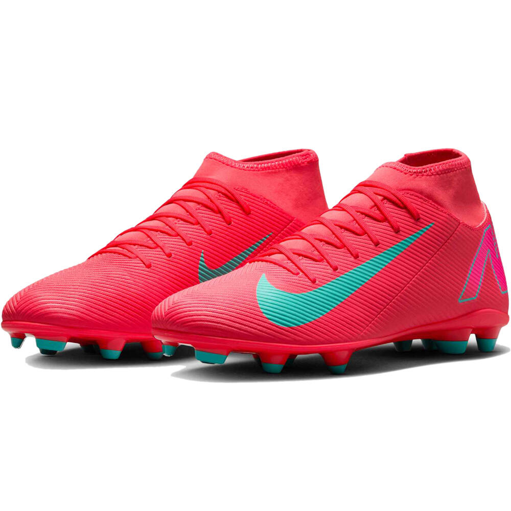 Nike botas de futbol cesped artificial MERCURIAL SUPERFLY 10 CLUB FG/MG ROVE lateral interior