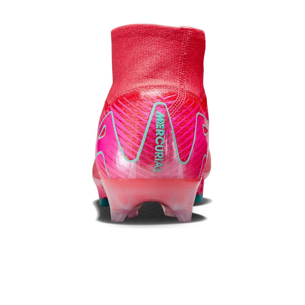 Nike botas de futbol cesped artificial MERCURIAL ZM  SUPERFLY 10 ELITE FG ROVE vista trasera