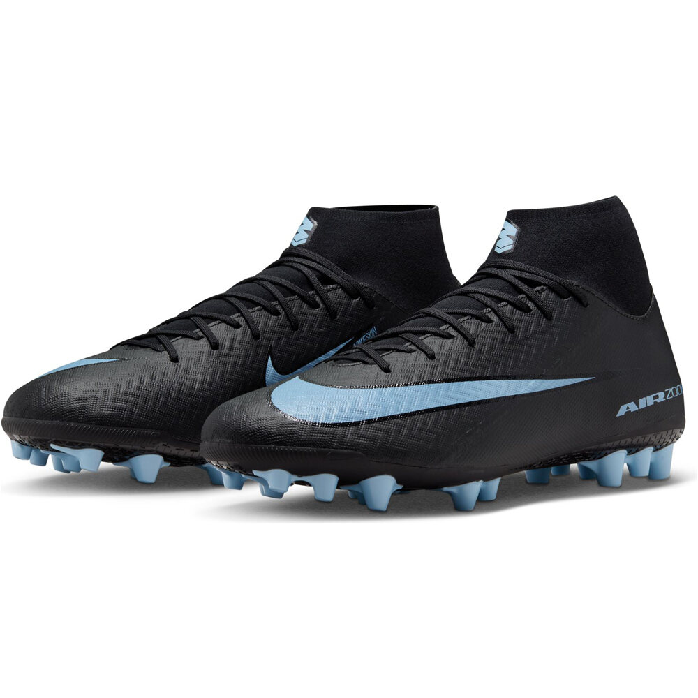 Nike botas de futbol cesped artificial MERCURIAL ZOOM SUPERFLY 10 ACADEMY AG lateral interior