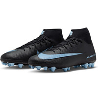 Nike botas de futbol cesped artificial MERCURIAL ZOOM SUPERFLY 10 ACADEMY AG lateral interior