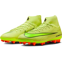 Nike botas de futbol cesped artificial MERCURIAL ZOOM SUPERFLY 10 ACADEMY AG lateral interior
