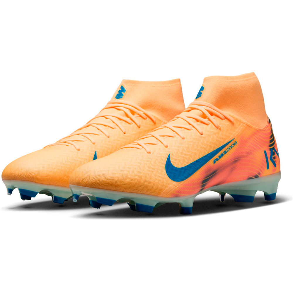 Nike botas de futbol cesped artificial MERCURIAL ZOOM SUPERFLY 10 ACADEMY KM FG/MG lateral interior