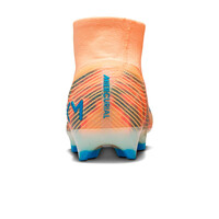 Nike botas de futbol cesped artificial MERCURIAL ZOOM SUPERFLY 10 ELITE KM FG/MG vista trasera