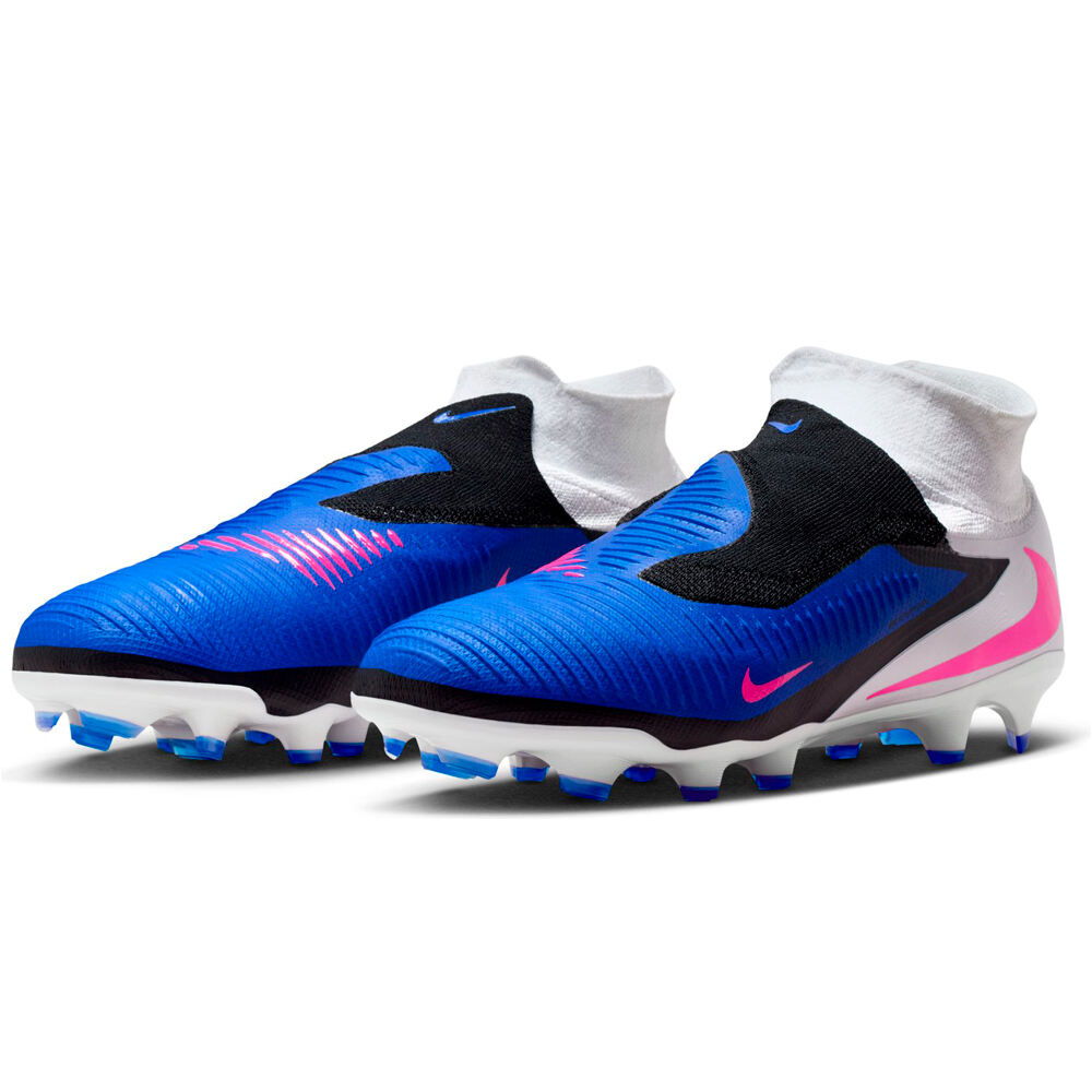 Nike botas de futbol cesped artificial PHANTOM 6 HIGH PRO FG AZ lateral interior