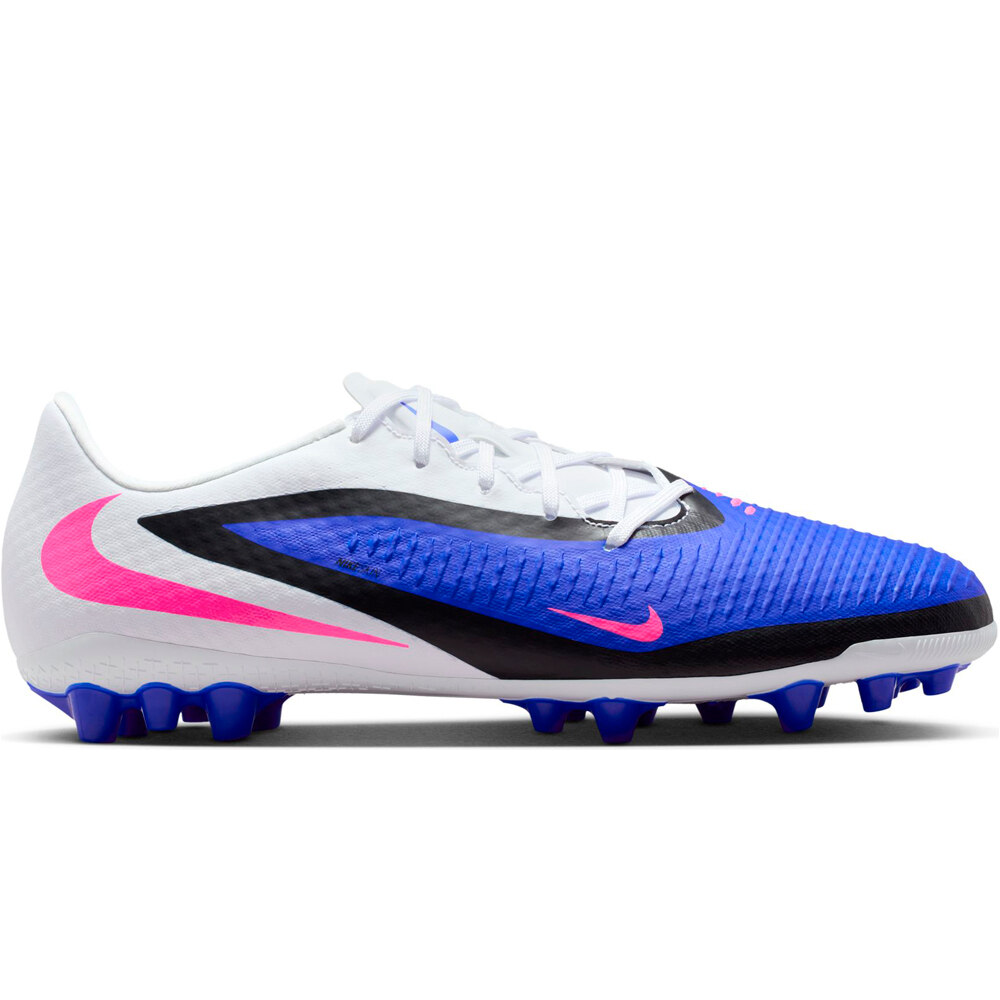 Nike botas de futbol cesped artificial PHANTOM 6 LOW ACAD AG AZ lateral exterior