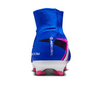 Nike botas de futbol cesped artificial ZM MERCURIAL SUPERFLY 10 PRO FG AZ vista trasera