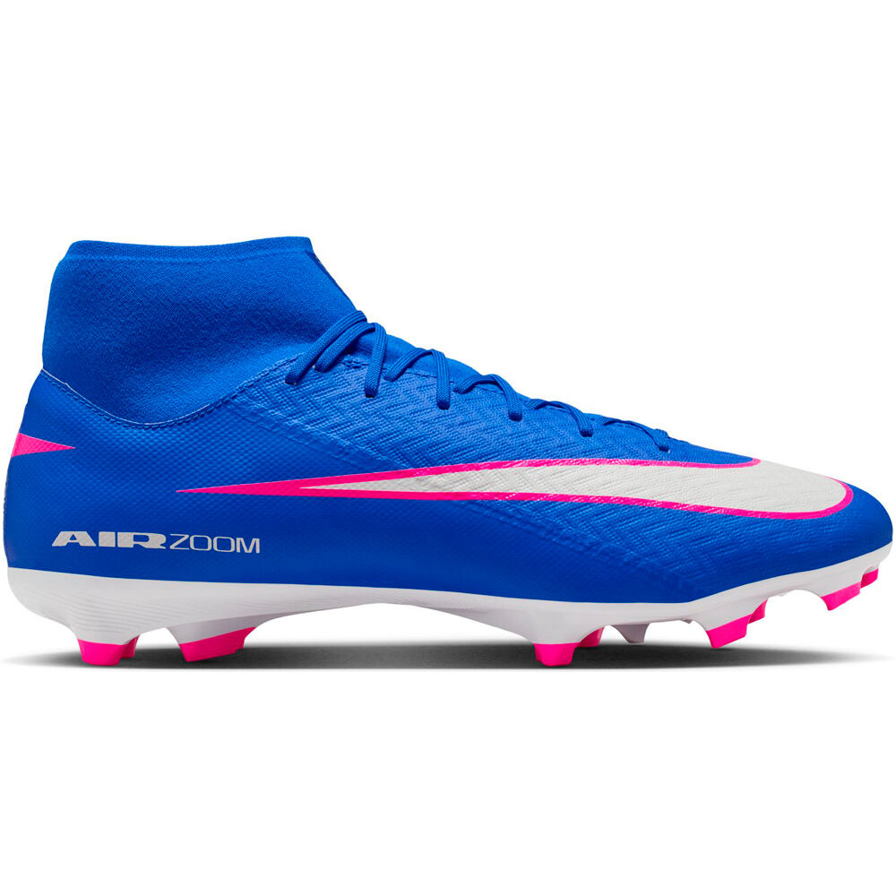 Nike botas de futbol cesped artificial ZM SUPERFLY 10 ACAD FG/MG lateral exterior