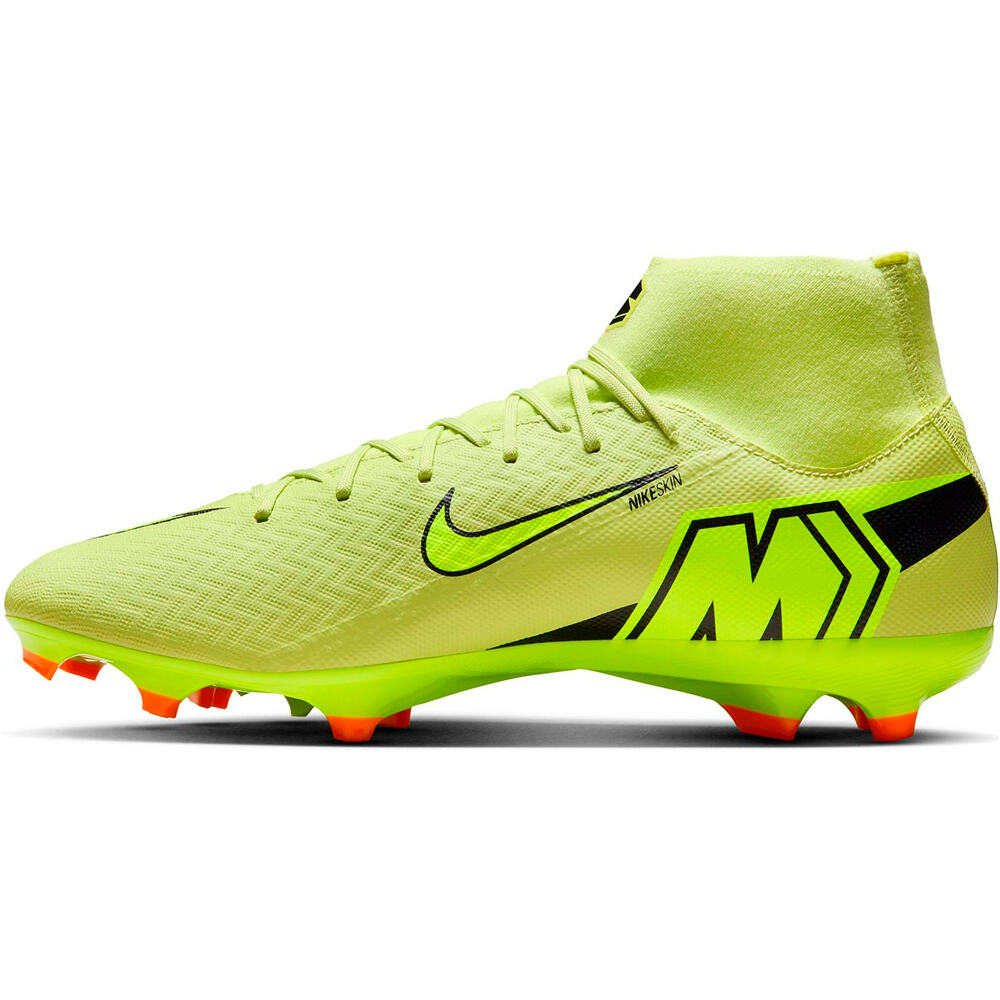 Nike botas de futbol cesped artificial ZM SUPERFLY 10 ACAD FG/MG lateral interior
