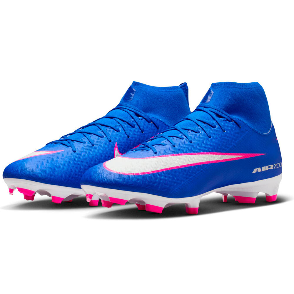 Nike botas de futbol cesped artificial ZM SUPERFLY 10 ACAD FG/MG lateral interior