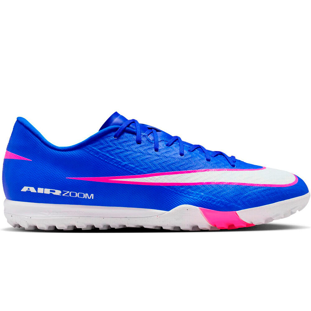 Nike botas de futbol multitaco y terreno duro ZOOM VAPOR 16 ACADEMY TF lateral exterior
