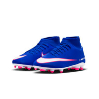 Nike botas de futbol niño cesped artificial JR MERCURIAL SUPERFLY 10 CLUB FG/MG AZ lateral interior
