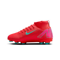 Nike botas de futbol niño cesped artificial JR MERCURIAL SUPERFLY 10 CLUB FG/MG ROVE puntera