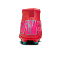 Nike botas de futbol niño cesped artificial JR MERCURIAL SUPERFLY 10 CLUB FG/MG ROVE vista trasera