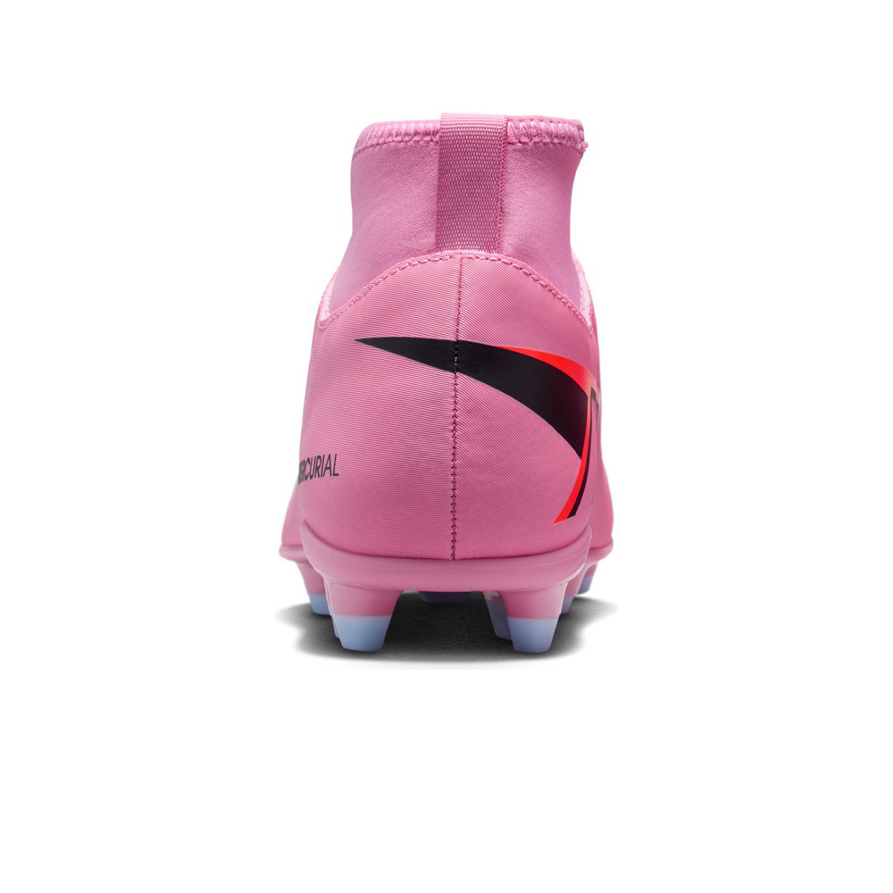 Nike botas de futbol niño cesped artificial JR MERCURIAL SUPERFLY 10 CLUB FG/MG vista trasera