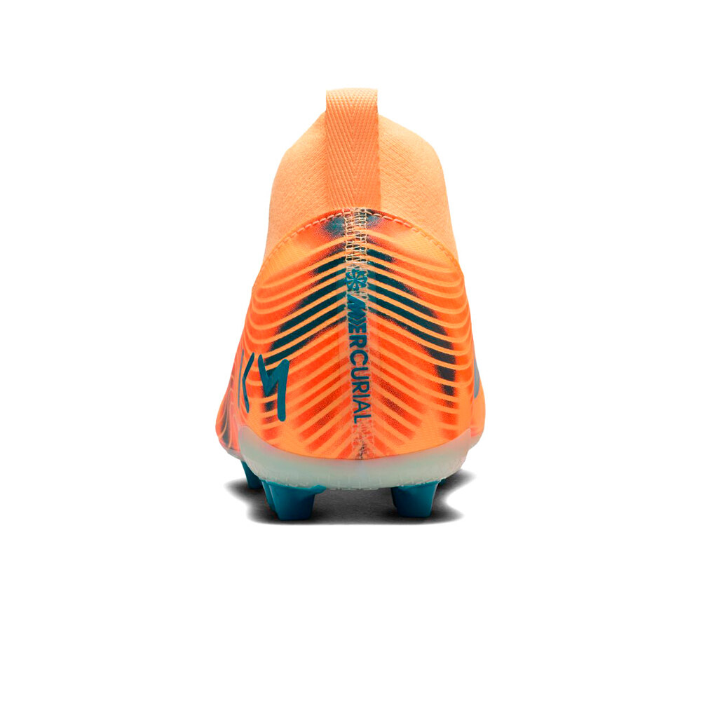 Nike botas de futbol niño cesped artificial JR MERCURIAL ZOOM SUPERFLY 16 ACADEMY KM AG vista trasera
